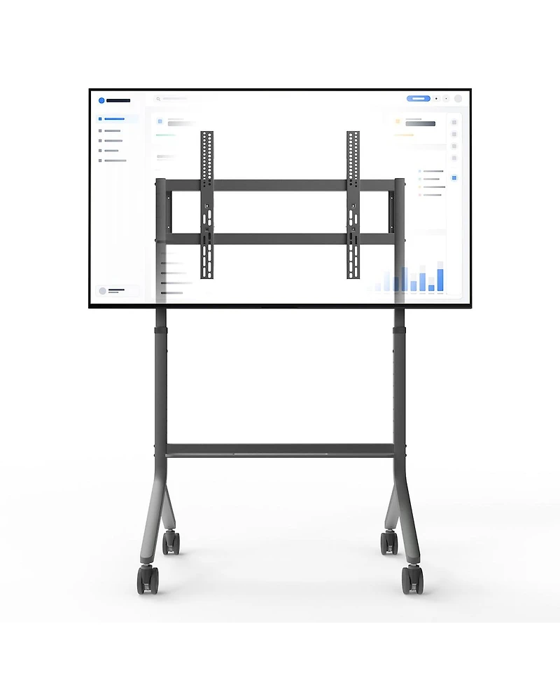 Kanto MTP90 Height Adjustable Rolling Tv Stand for 55" - 90" TVs