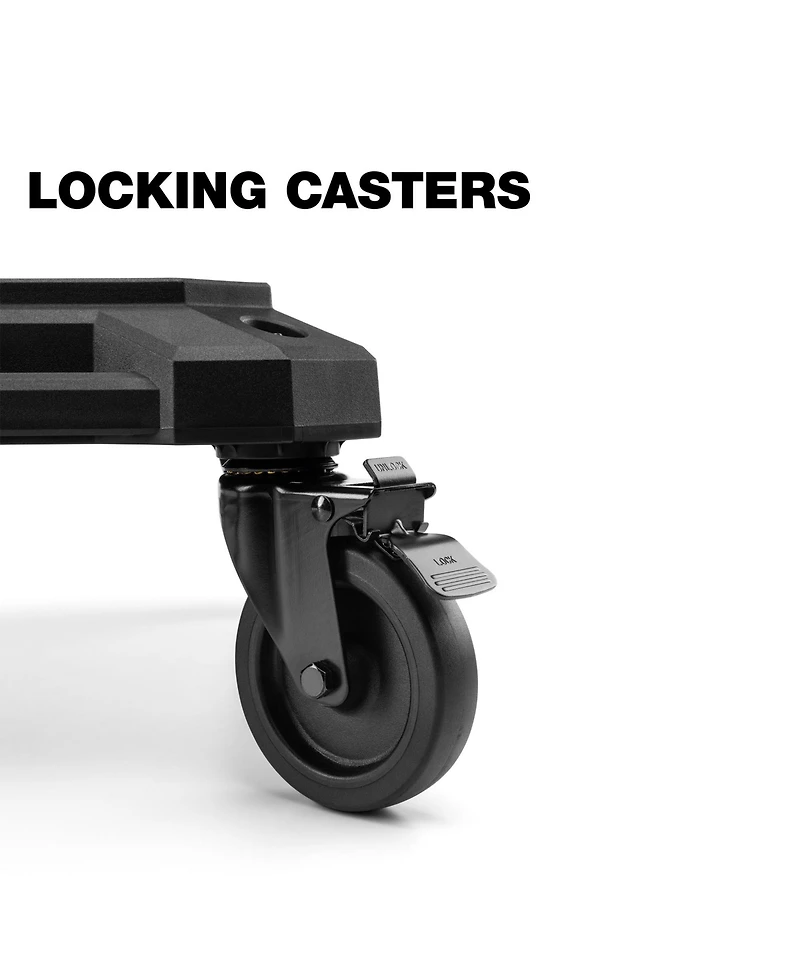 ToughBuilt 4-Wheel Cart, Rolling Dolly for StackTech Tool Boxes and Organizers