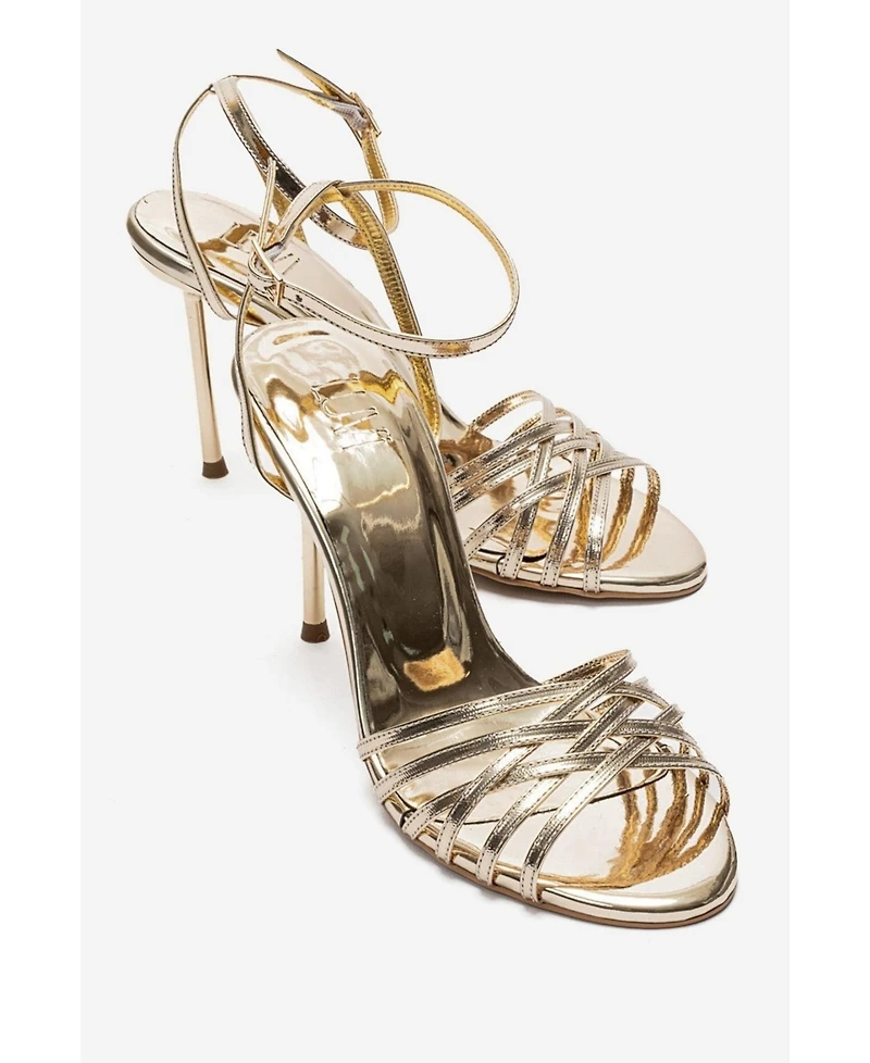 Prologue Shoes Women's Lorion Stiletto Ankle Strap Pump