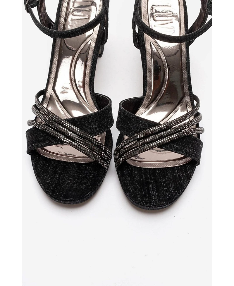 Prologue Shoes Women's Jarena Block Heel Ankle Strap Sandal