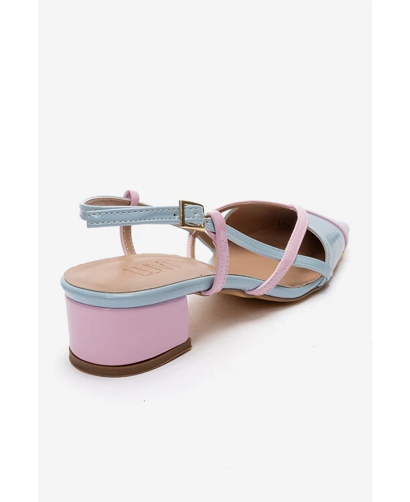 Prologue Shoes Women's Olena Block Heel Slingback Pump