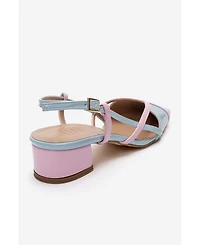 Prologue Shoes Women's Olena Block Heel Slingback Pump