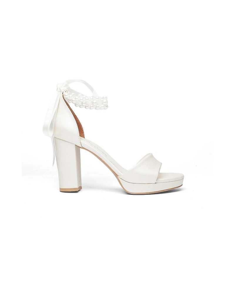 Prologue Shoes Women's Ksenia Platform Bridal Sandal