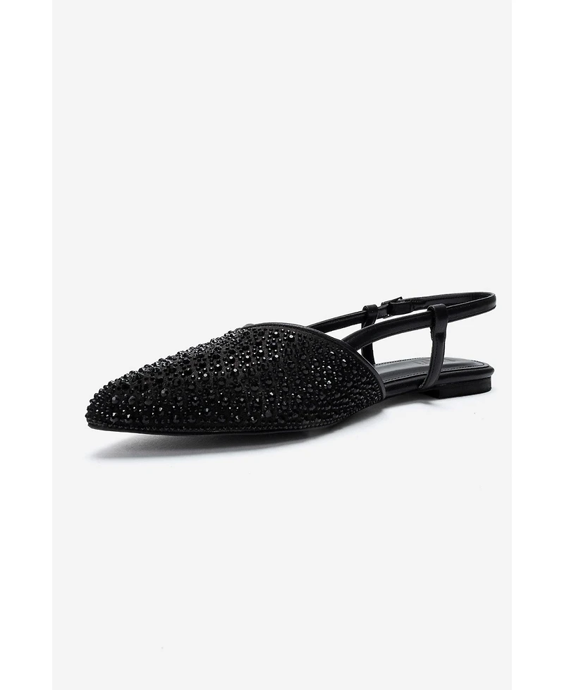 Prologue Shoes Women's Rexton Embellished Slingback Pump