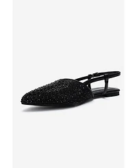 Prologue Shoes Women's Rexton Embellished Slingback Pump