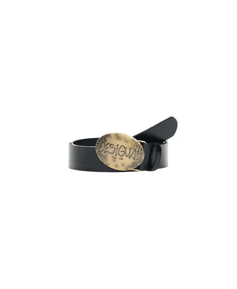 Desigual Women's Heart belt 100% leather
