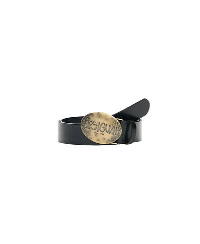 Desigual Women's Heart belt 100% leather