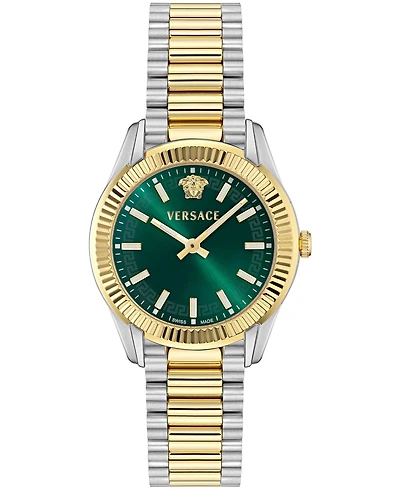 Versace Women's Apodis Ip Yellow Gold Stainless Steel Bracelet Watch 34mm