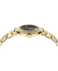 Versace Women's V-Musa Ip Yellow Gold Stainless Steel Bracelet Watch 35mm