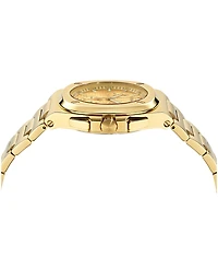Versace Men's Tolomeo Chrono Silver Stainless Steel Bracelet Watch 40x49mm
