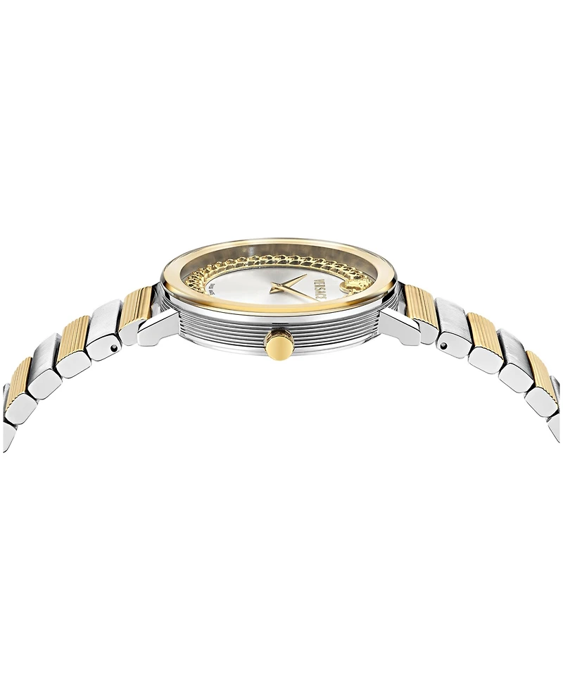 Versace Women's V-Libra Two-Tone Stainless Steel Bracelet Watch 35mm