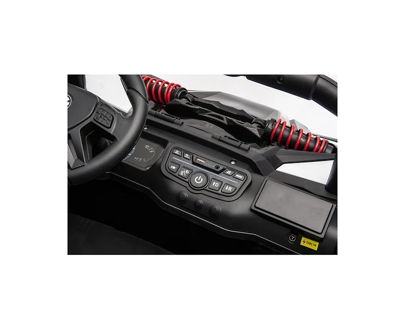 Yobtop 12V 7Ah Remote-Control Two-Mode Kids Electric Utv Ride-On Car, Ages 3+