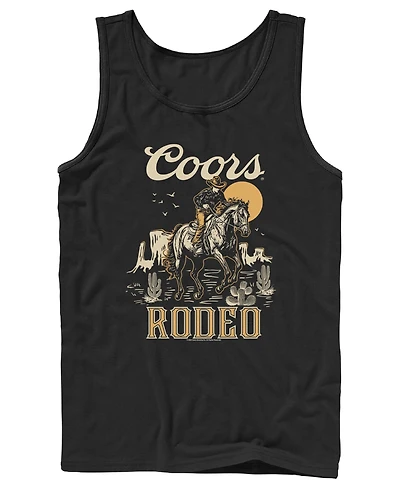 Fifth Sun Men's Coors Rodeo Cowboy Western Graphic Tank Top