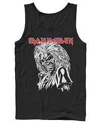 Fifth Sun Men's Iron Maiden Eddie Face Graphic Tank Top