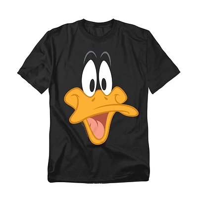 Looney Tunes Men's Daffy Face T-Shirt