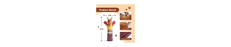 Nocciola Rumble Roo Cat Wrestling Toy