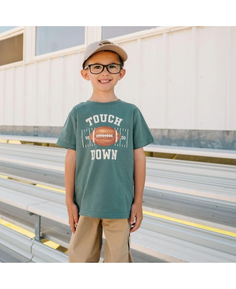 Sweet Wink Baby Boys 12M -18M Touchdown Short Sleeve T-Shirt