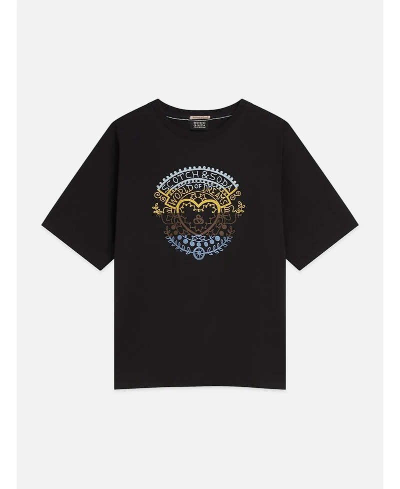 Scotch & Soda Women's Embroidered Loose-Fit T-Shirt