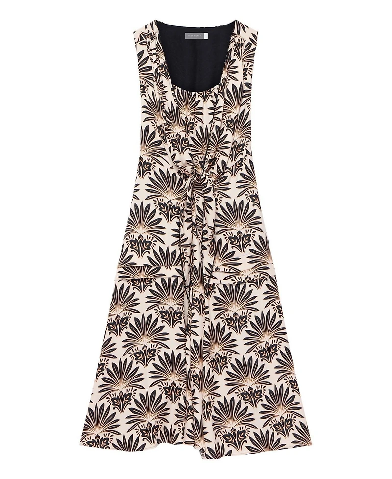 Mint Velvet Women's Floral Print Sleeveless Midi Dress