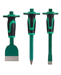 Xdovet Masonry Chisel Set Point Flat Hand Protector Demolition