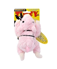 Mighty Jr Farm Piggy, Durable Plush Squeaky Dog Toy