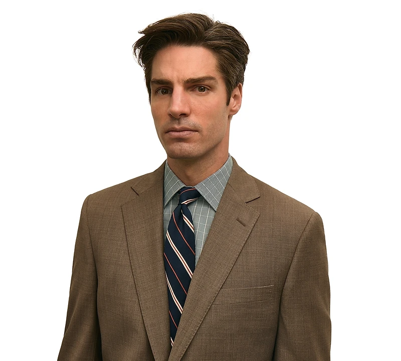 B by Brooks Brothers Men's Classic-Fit Wool Blend Suit Separates Jacket