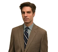 B by Brooks Brothers Men's Classic-Fit Wool Blend Suit Separates Jacket