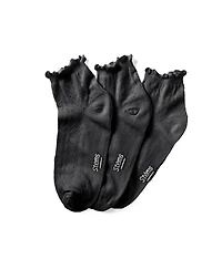 Stems Women's 3-Pack Pointelle Mid Crew Socks