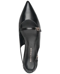 Marc Fisher Women's Kindy Demi-Wedge Slingback Dress Flats