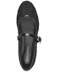 Marc Fisher Women's Tanke Sheer Mesh Mary Jane Flats