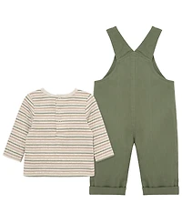 Little Me Baby Boys' Bears T-Shirt and Overall, 2-Piece Set