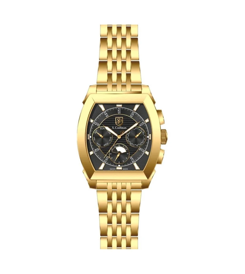 Invicta S.Coifman Men's Heritage Chronograph Dial Stainless Steel Bracelet Watch