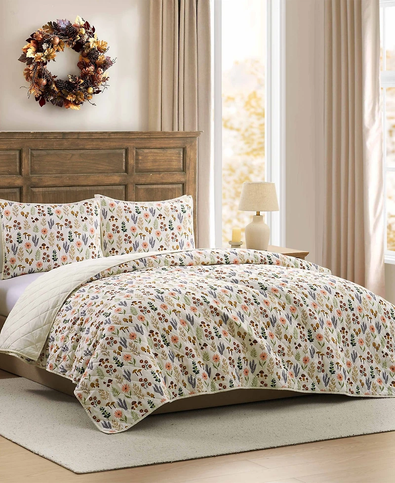 Hallmark Bedding Hayra Fall 3-Piece Quilt Set