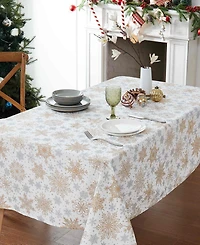 Avanti Snowflakes Rectangle Tablecloth