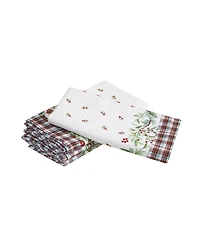 Avanti Holly Plaid Napkins, Set of 4
