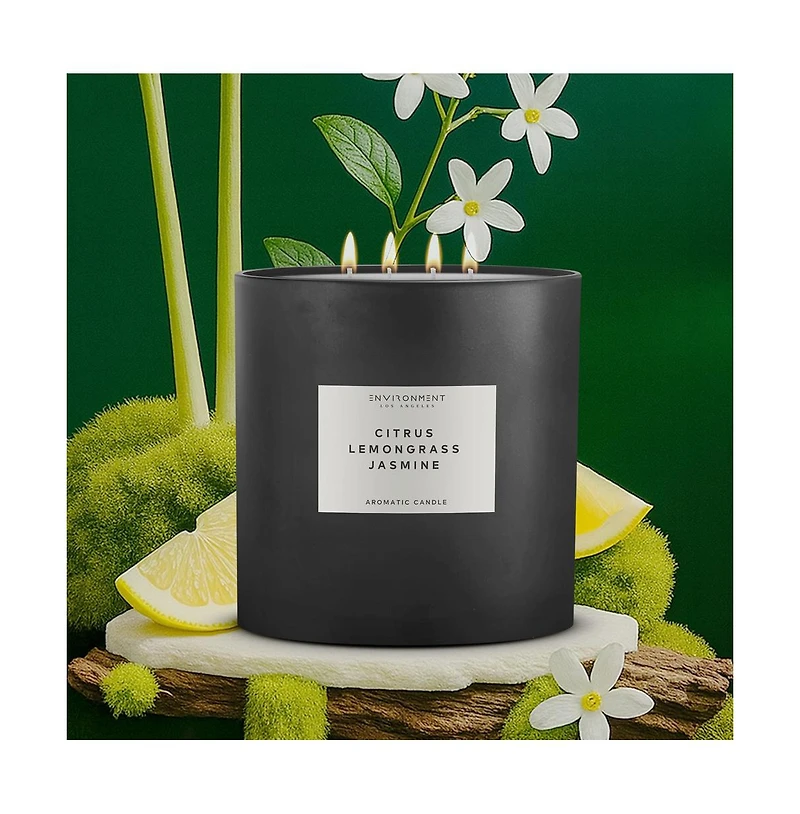 Environment 55oz Candle Inspired by W Hotel - Citrus | Lemongrass | Jasmine