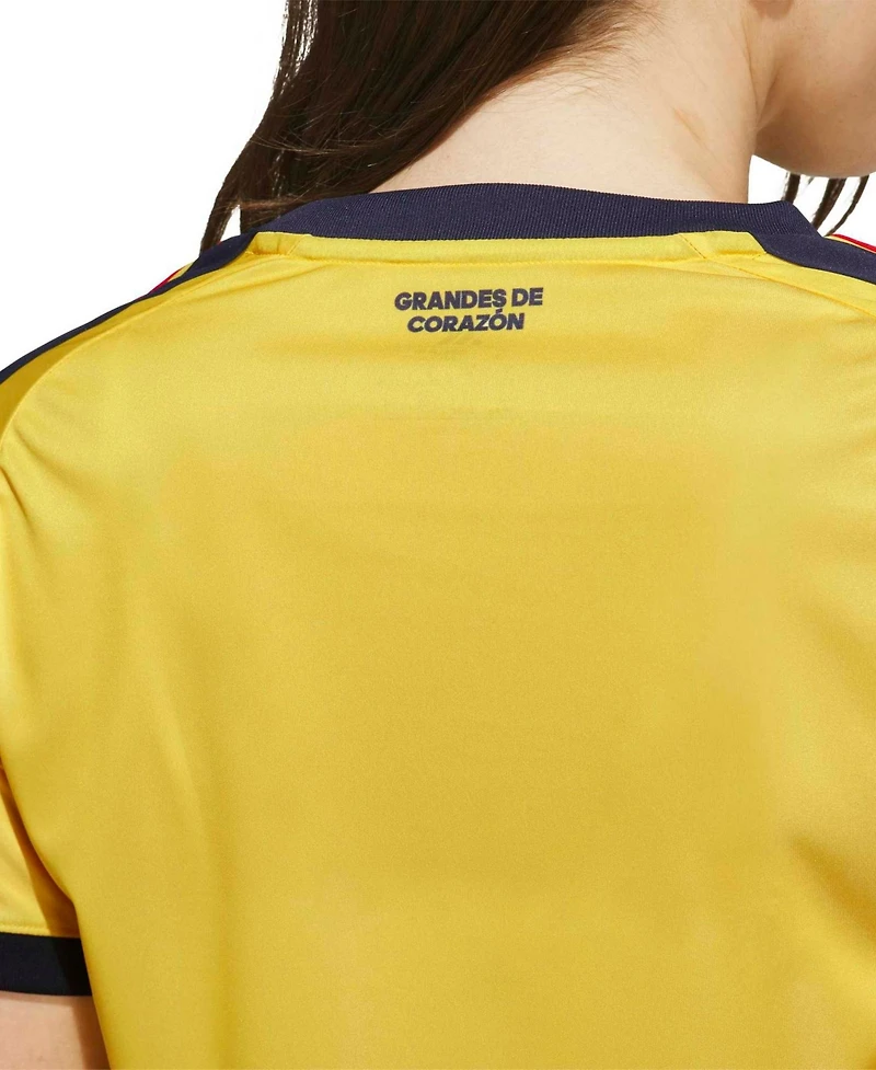 adidas Women's Yellow Club America 2026/27 Home Cropped Replica Jersey
