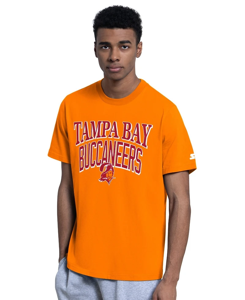 Starter Men's Orange/Heather Gray Tampa Bay Buccaneers Two-Pack Throwback Logo T-Shirt Set