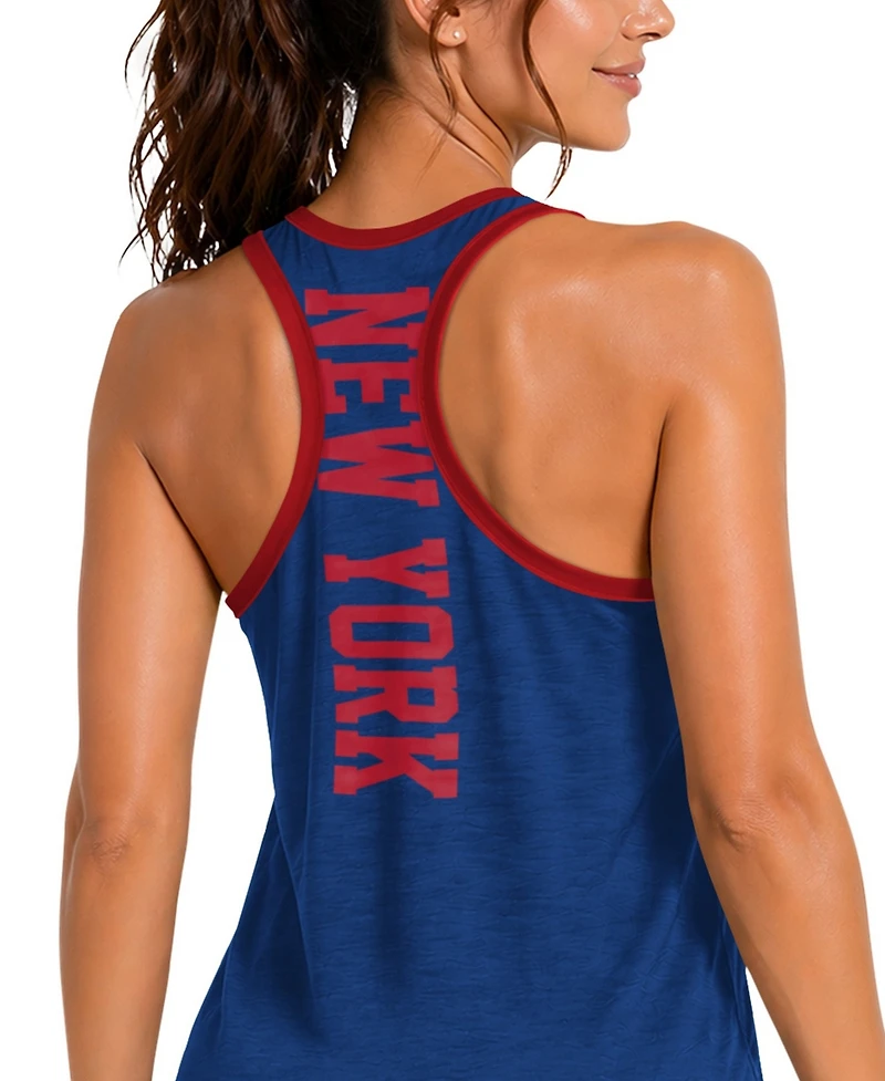 G-iii 4Her by Carl Banks Women's Royal New York Giants Tater Ii Racerback Tank Top