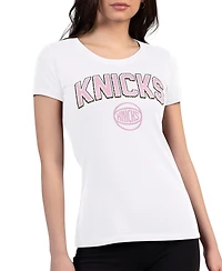 G-iii 4Her by Carl Banks Women's New York Knicks Super-Slim Lightweight T-Shirt