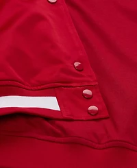 Mitchell & Ness Men's Scarlet/Gold San Francisco 49ers 80th Anniversary Heavyweight Satin Full-Snap Jacket