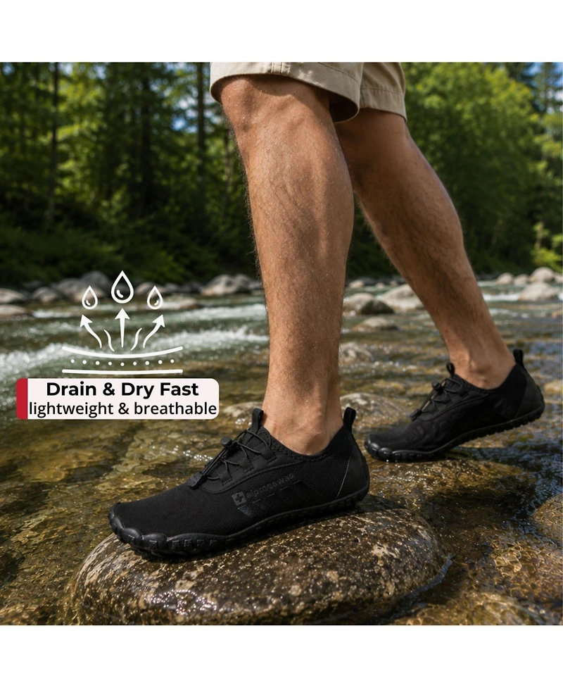 Alpine Swiss Odin Men's Quick-Dry Water Shoes Lightweight Non-Slip Beach Barefoot Sneakers