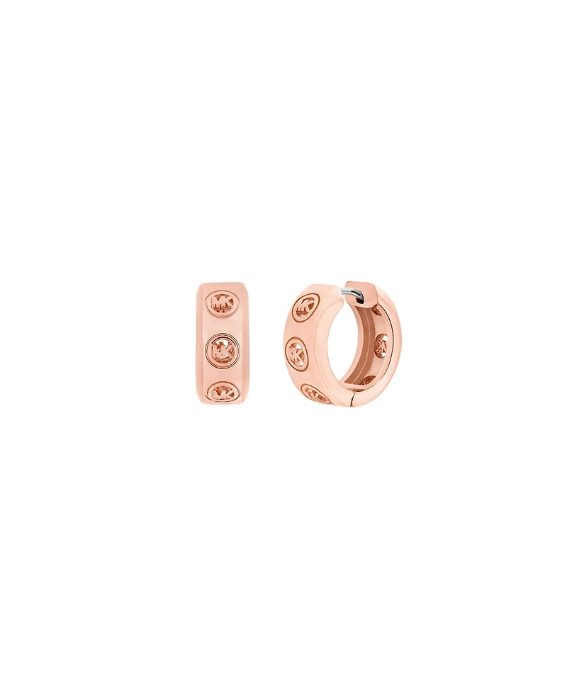 Michael Kors Logo Huggie Earrings