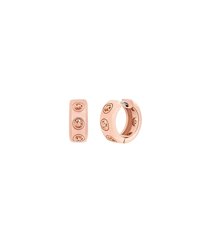 Michael Kors Logo Huggie Earrings