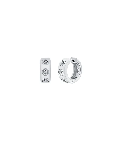 Michael Kors Logo Huggie Earrings