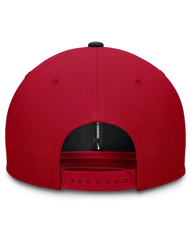 Nike Men's Red/Navy St. Louis Cardinals Pro Dri-fit Snapback Hat