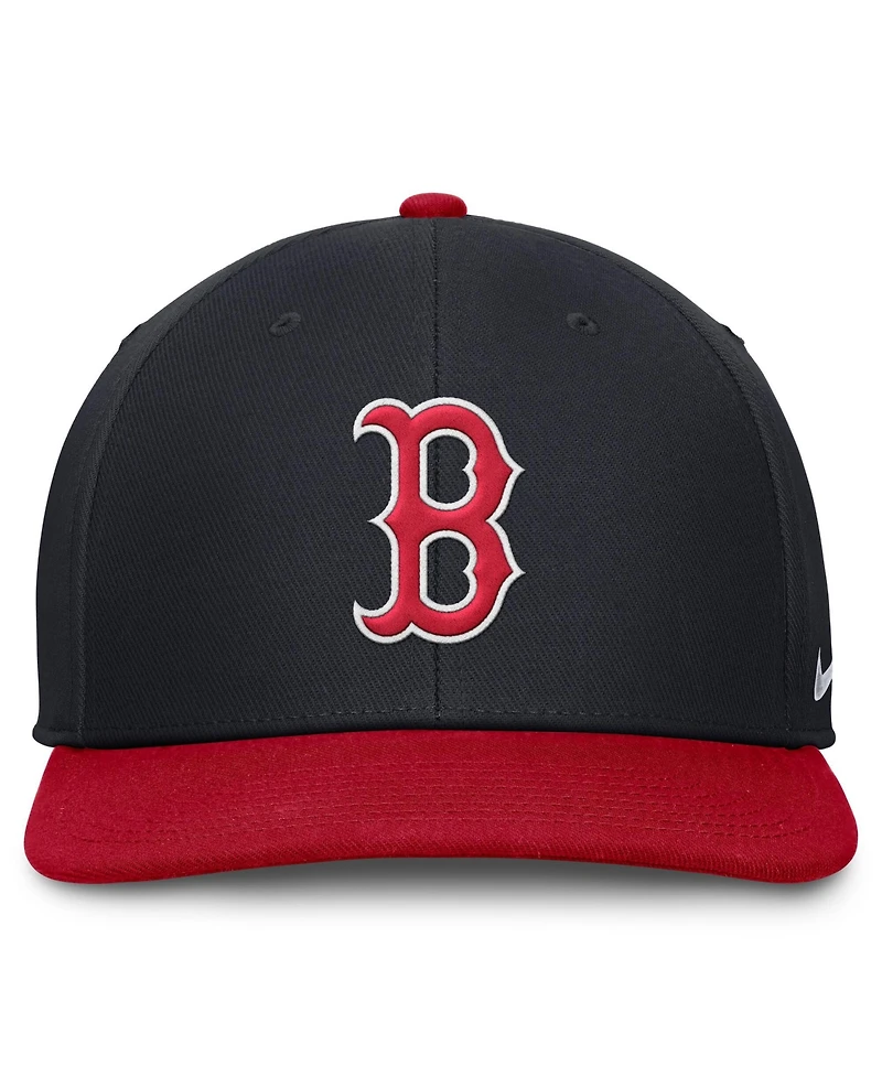 Nike Men's Navy/Red Boston Red Sox Pro Dri-fit Snapback Hat