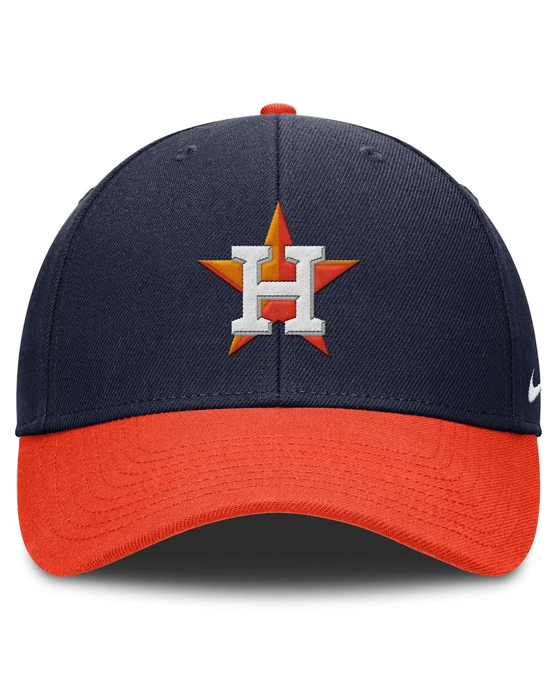 Nike Men's Navy/Orange Houston Astros Dri-fit Club Adjustable Hat