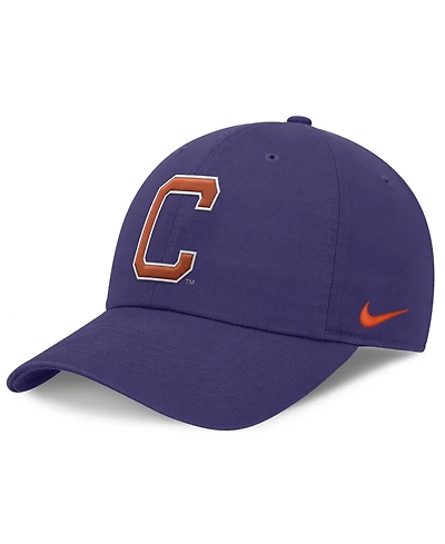 Men's Nike Purple Clemson Tigers Club Dri-fit Adjustable Hat