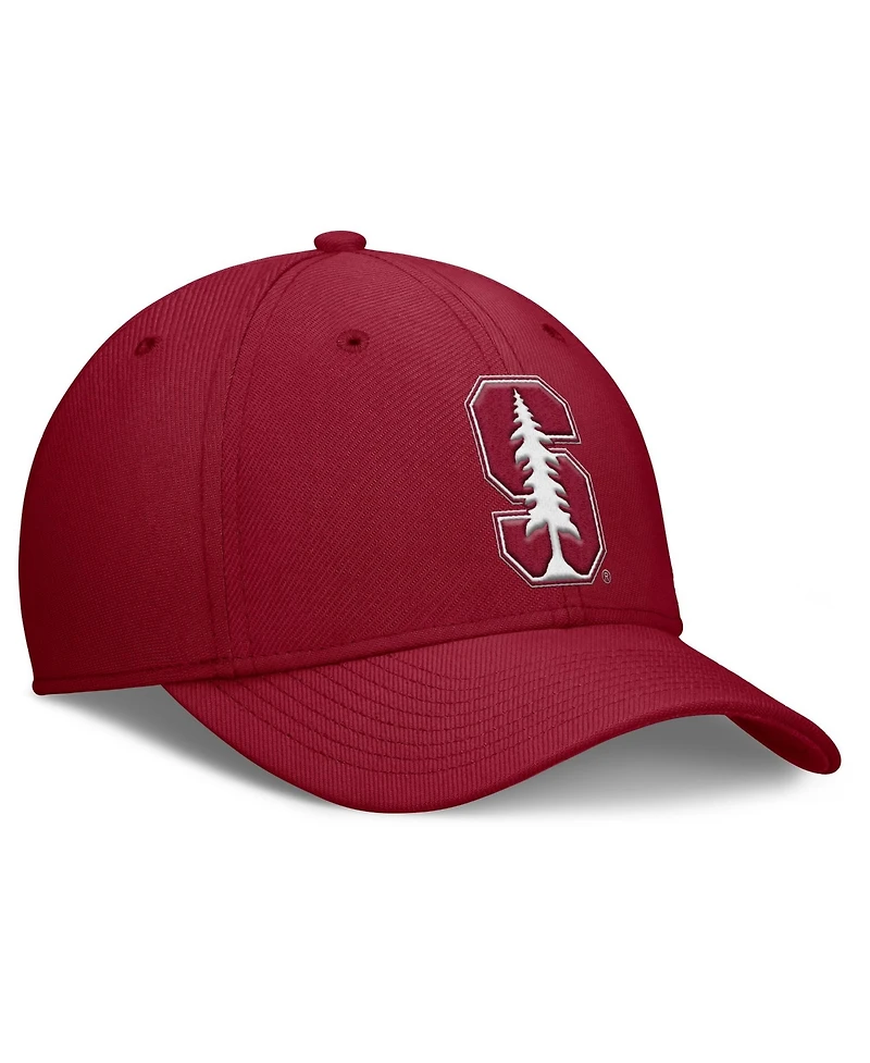 Men's Nike Cardinal Stanford Rise SwooshFlex Dri-fit Hat